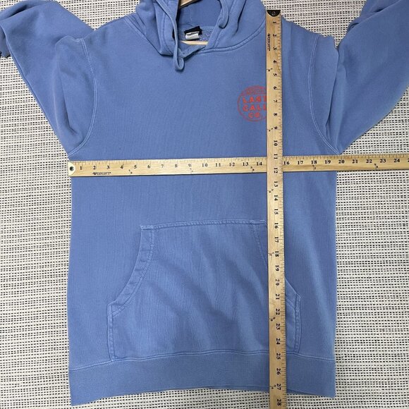 LAST CALL CO. Loves Womens Hoodie "He Loves Me Not" Small Blue Moon Rose - Picture 7 of 7